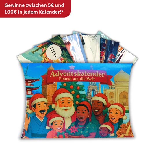 Rätsel-Adventskalender: Einmal um die Welt